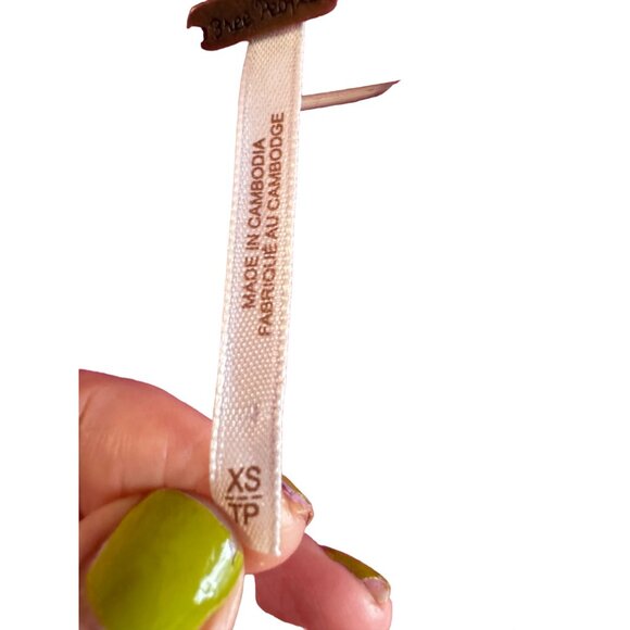 Free People Oversized Tank Top Tiered Ruffle Hem Tunic Pink Back Tie XS Romantic - Picture 12 of 12